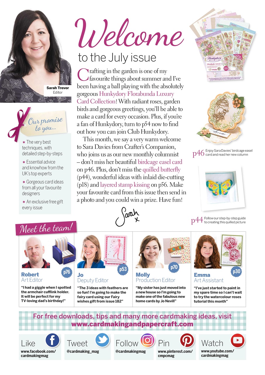 Cardmaking & Papercraft Preview Pages