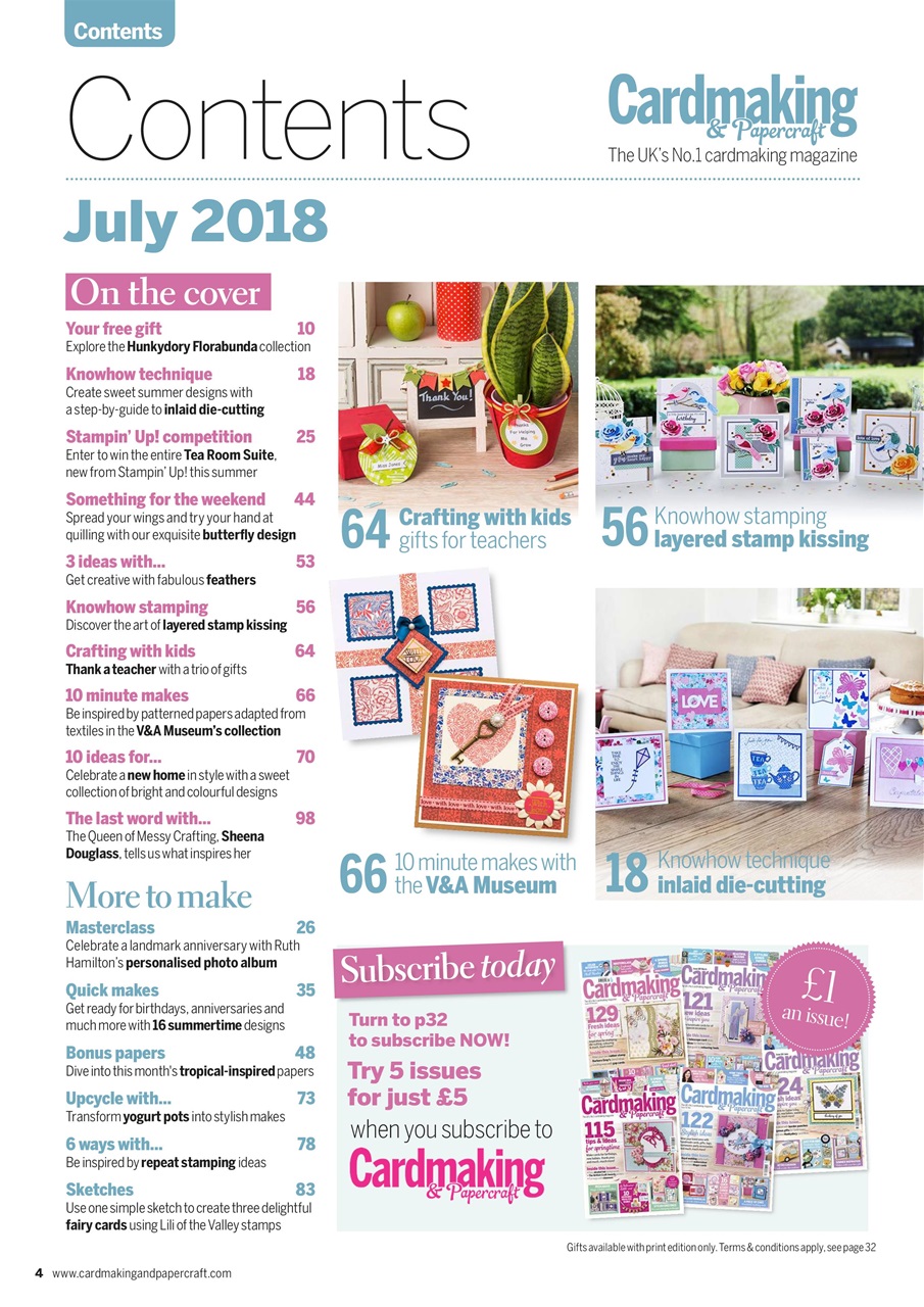 Cardmaking & Papercraft Preview Pages