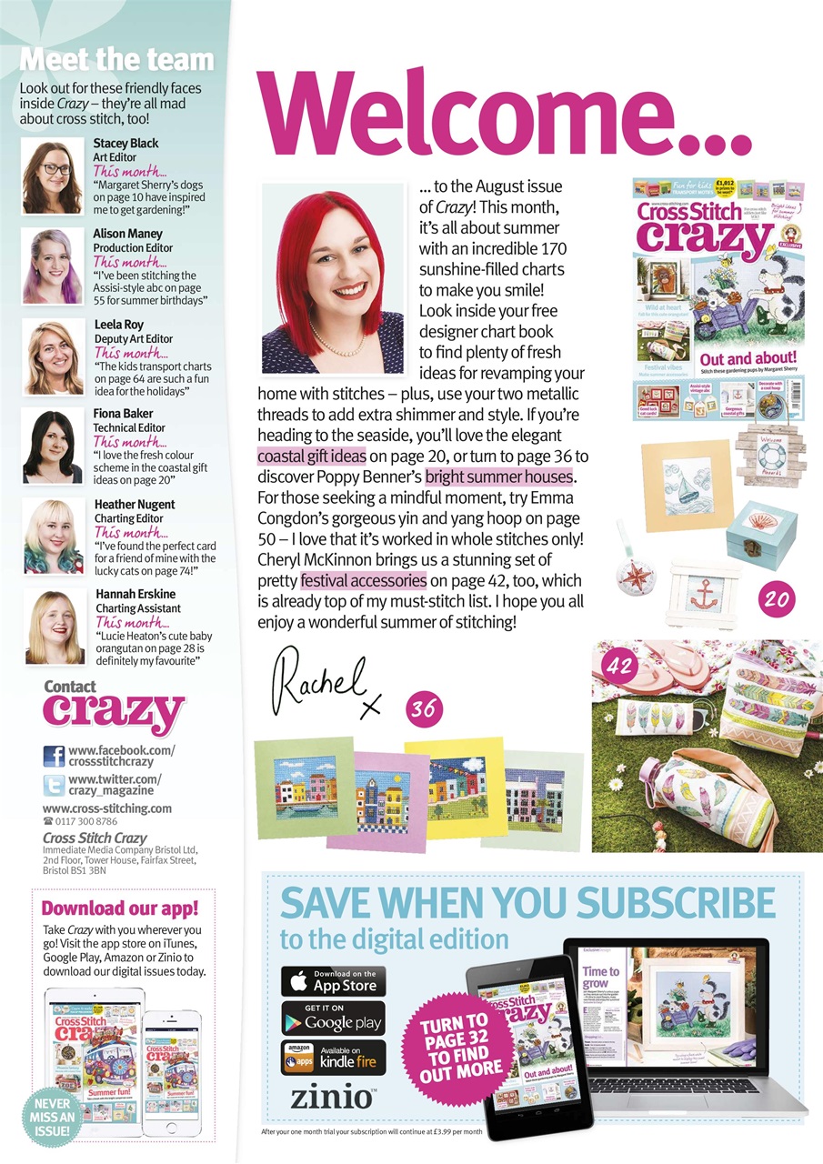 Cross Stitch Crazy Preview Pages