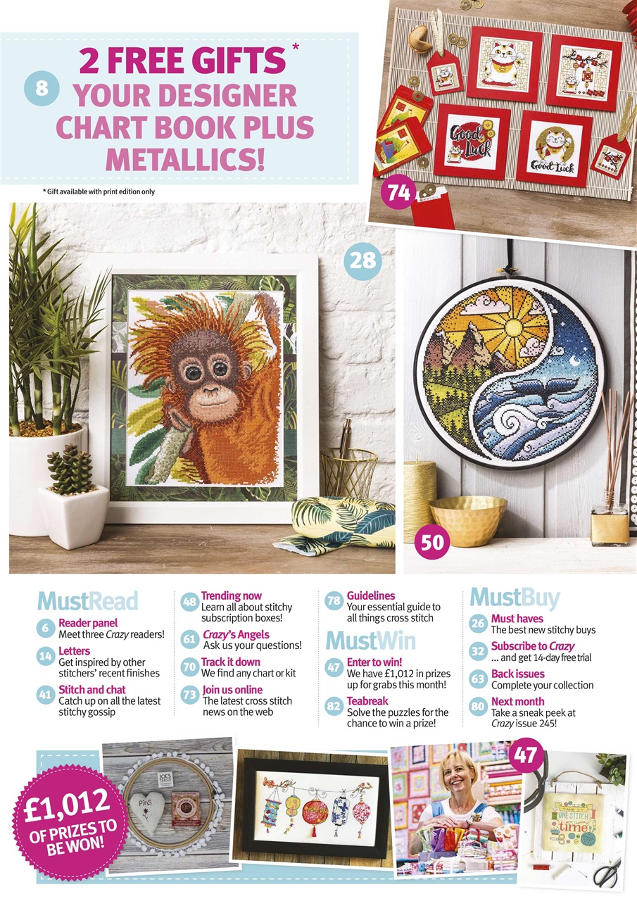 Cross Stitch Crazy Preview Pages