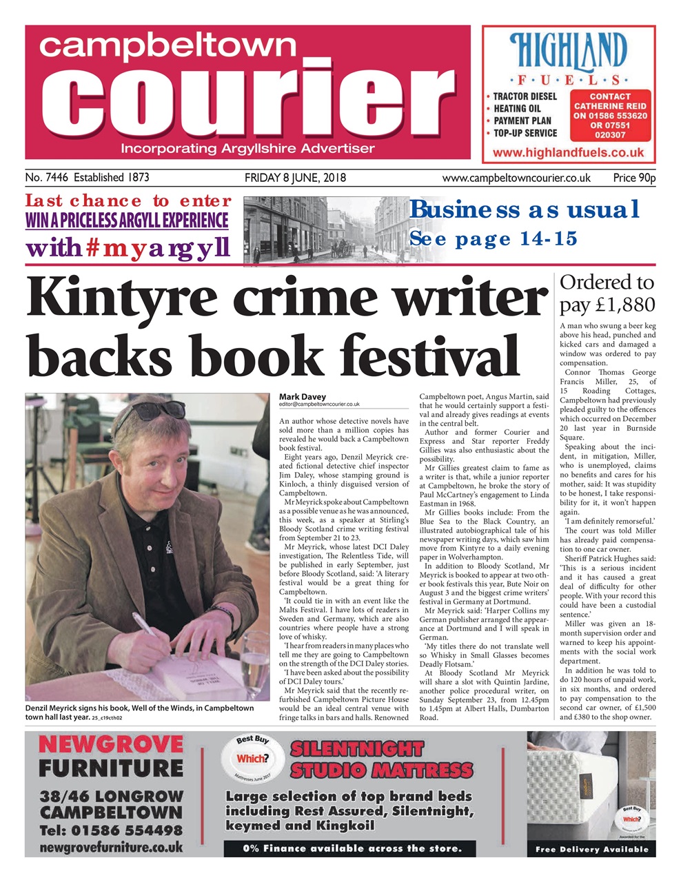 Campbeltown Courier Preview Pages