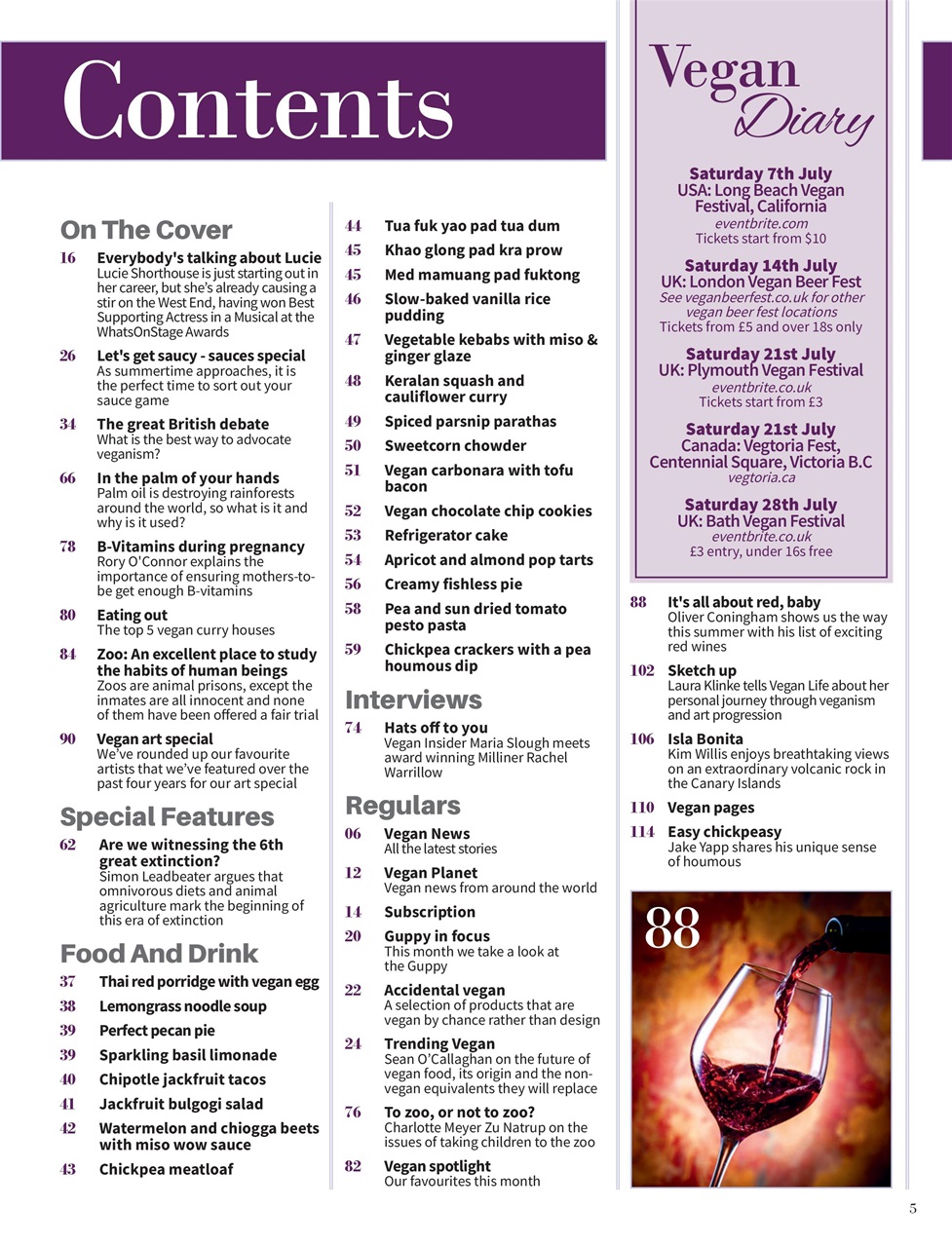 Vegan Life Preview Pages