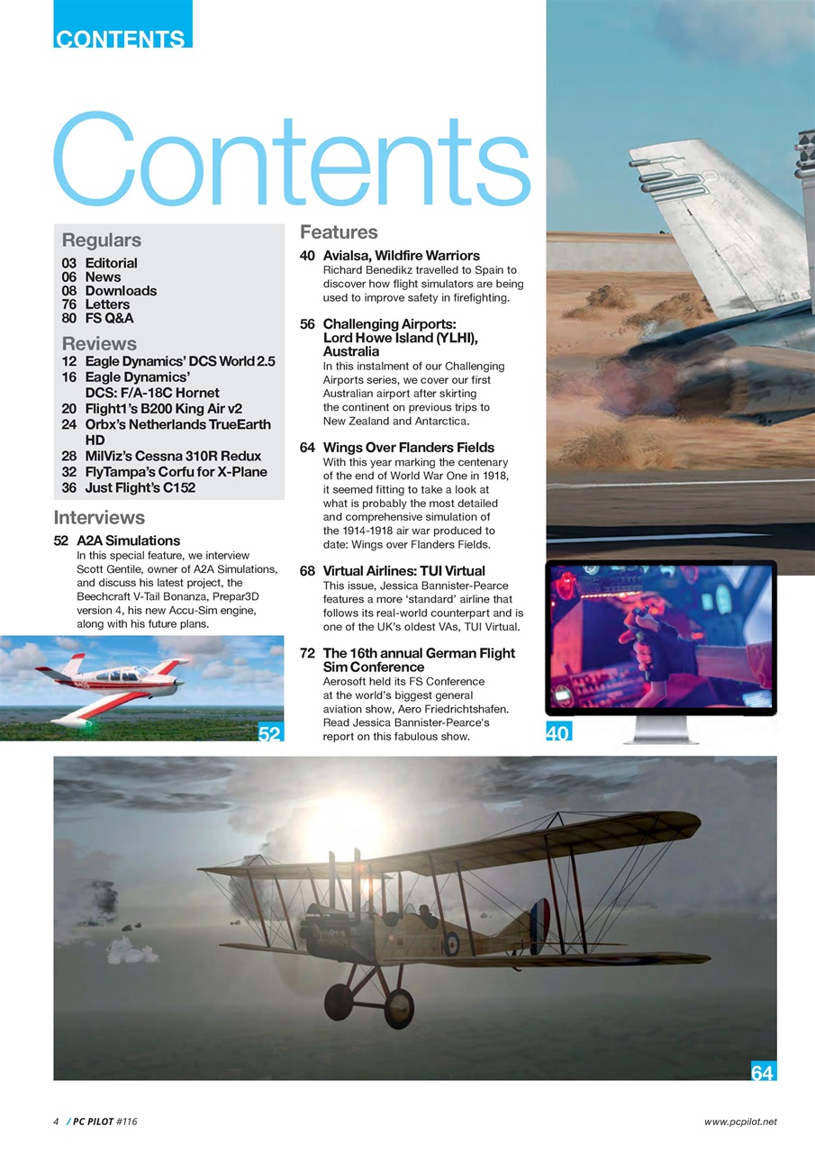 PC Pilot Preview Pages