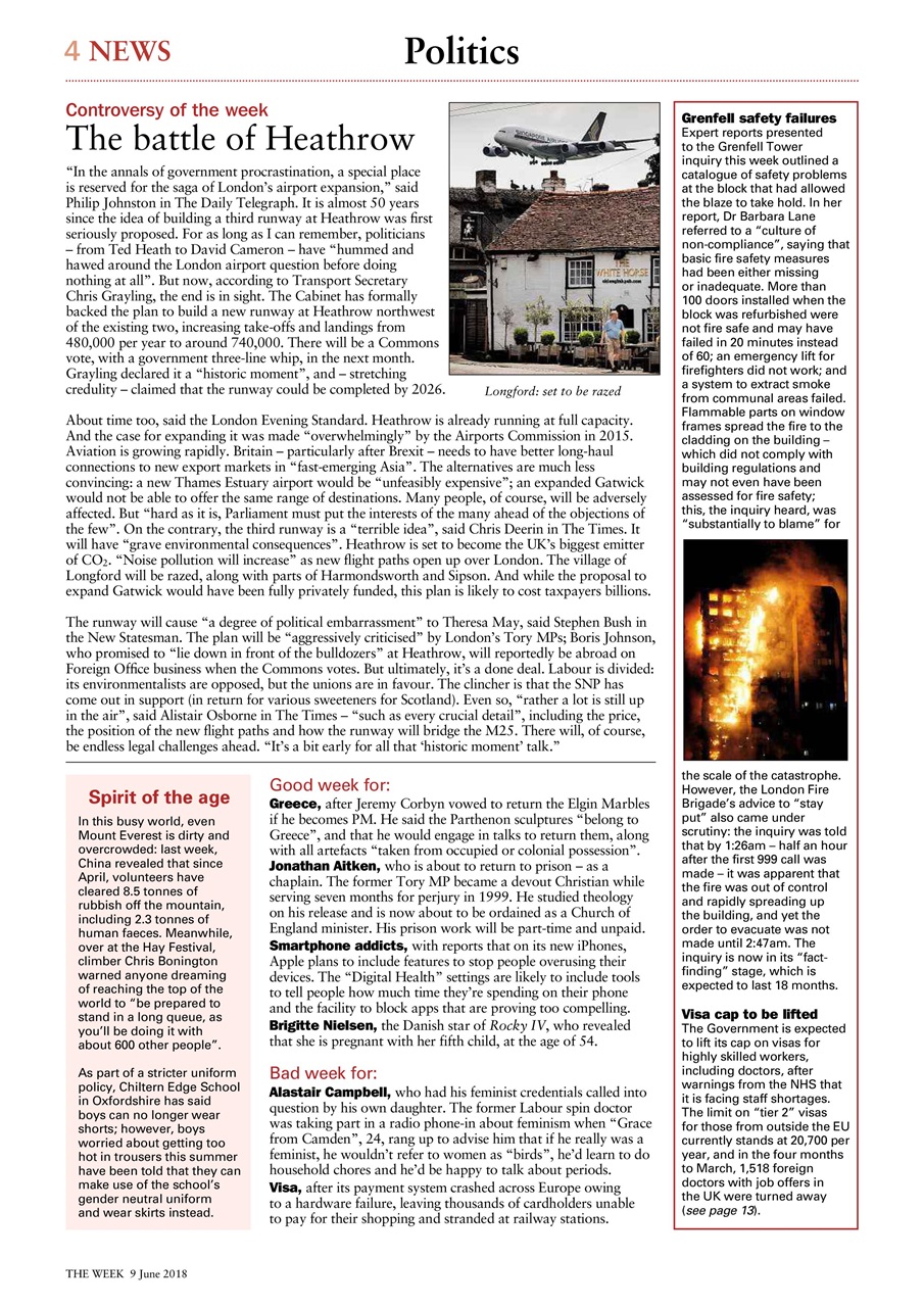 The Week Preview Pages