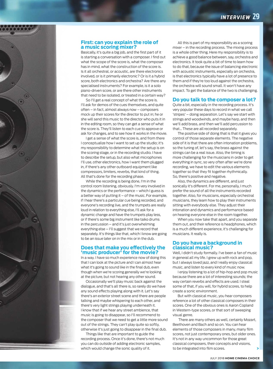 Home Cinema Choice Preview Pages