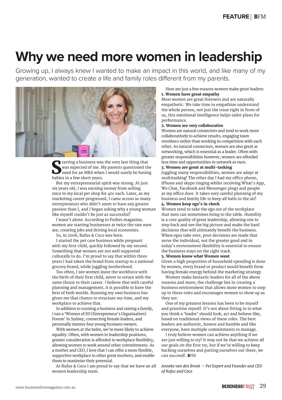 Business First Magazine Preview Pages