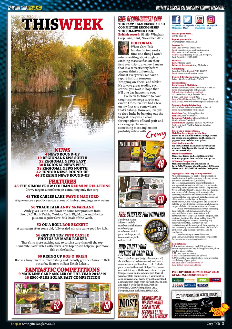 Carp-Talk Preview Pages