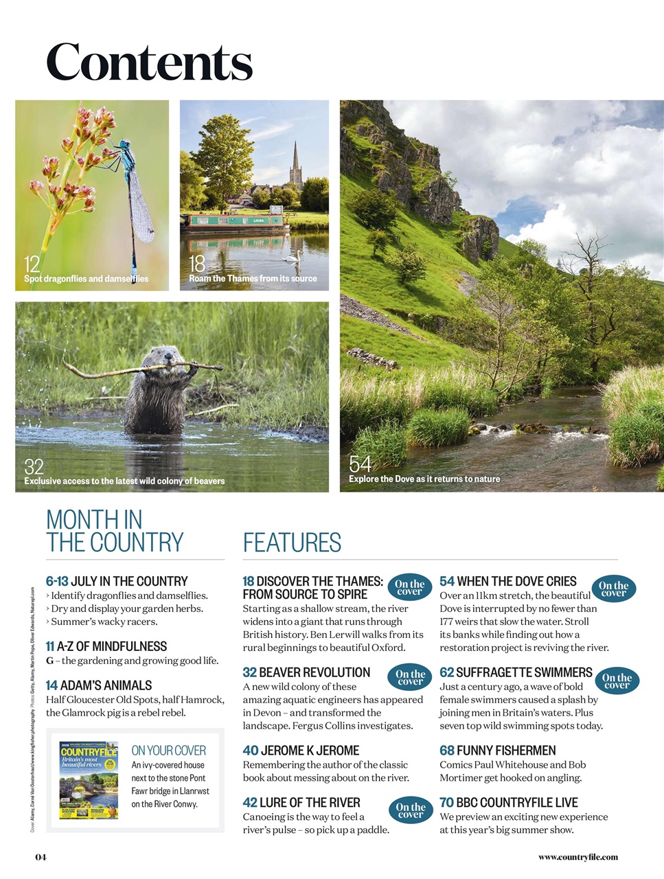 BBC Countryfile Magazine Preview Pages