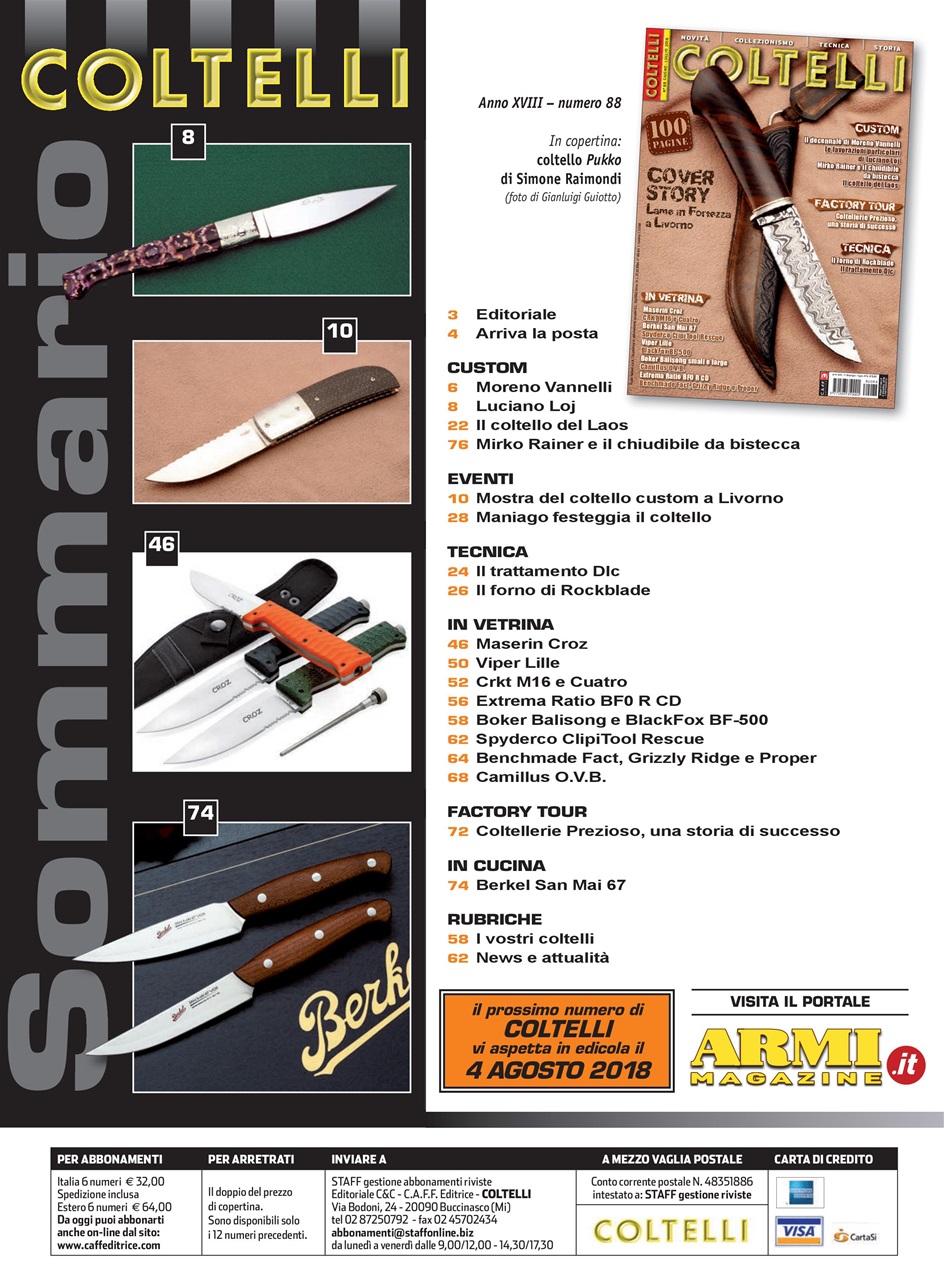 COLTELLI Preview Pages