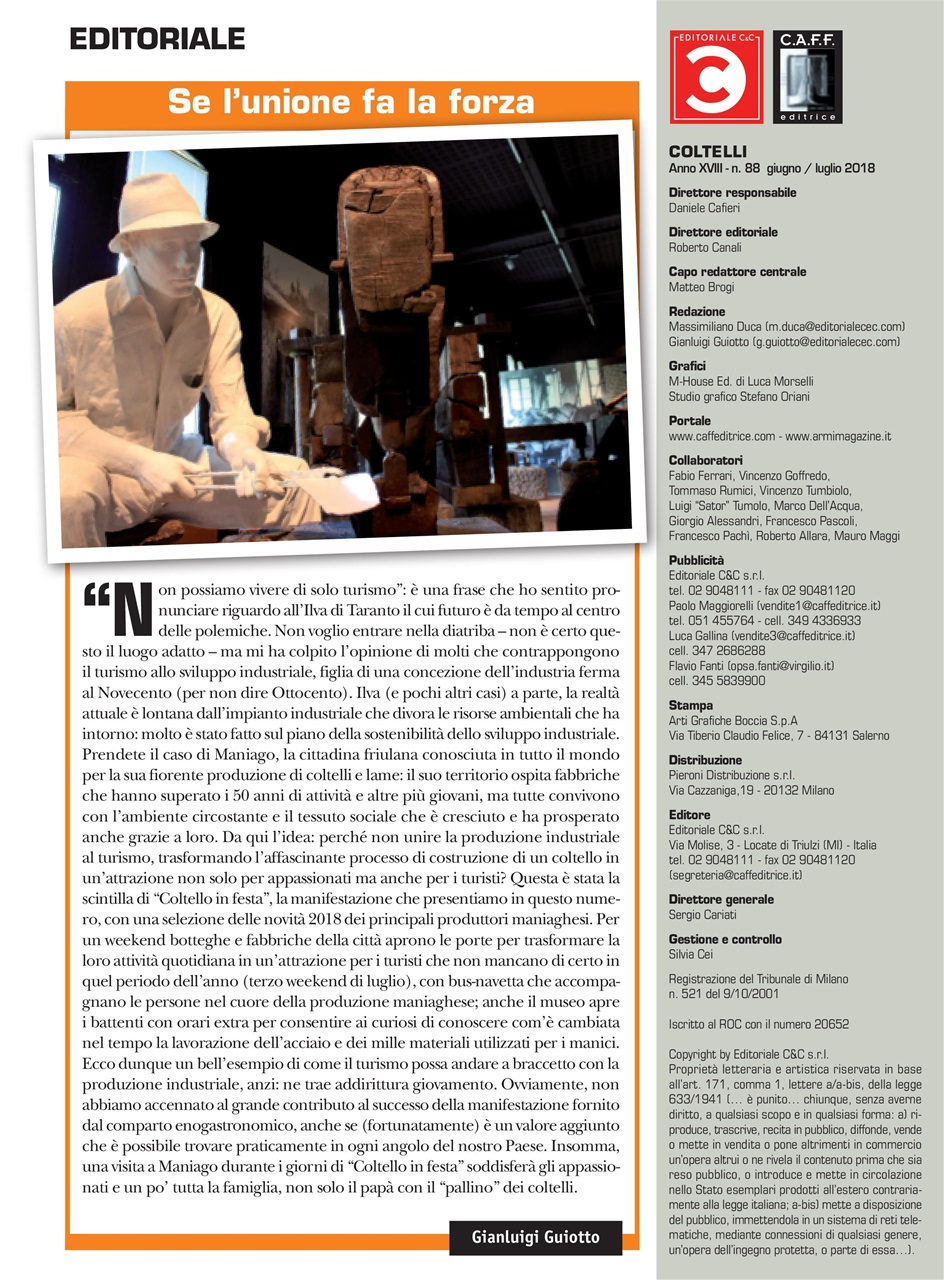 COLTELLI Preview Pages