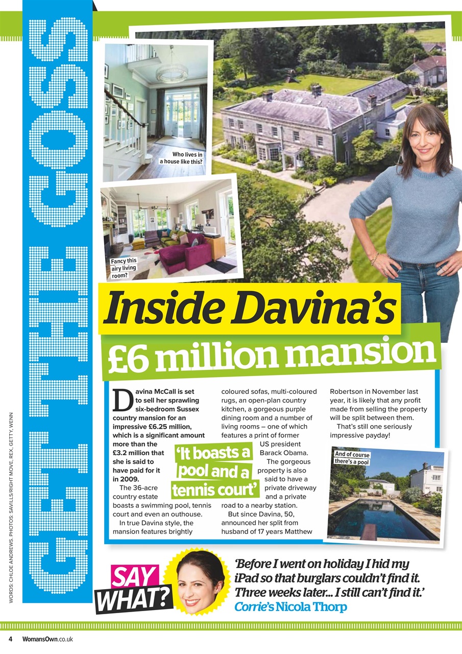 Woman's Own Preview Pages