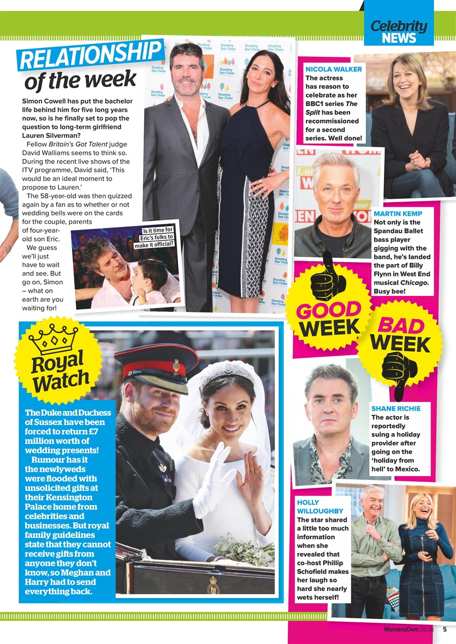 Woman's Own Preview Pages