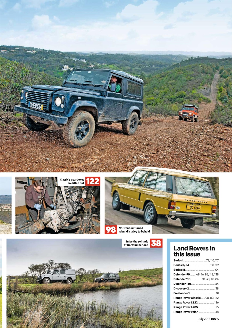 Land Rover Owner Preview Pages