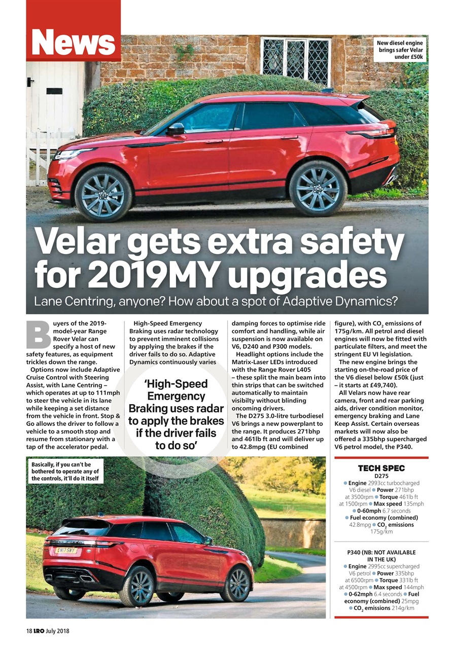 Land Rover Owner Preview Pages
