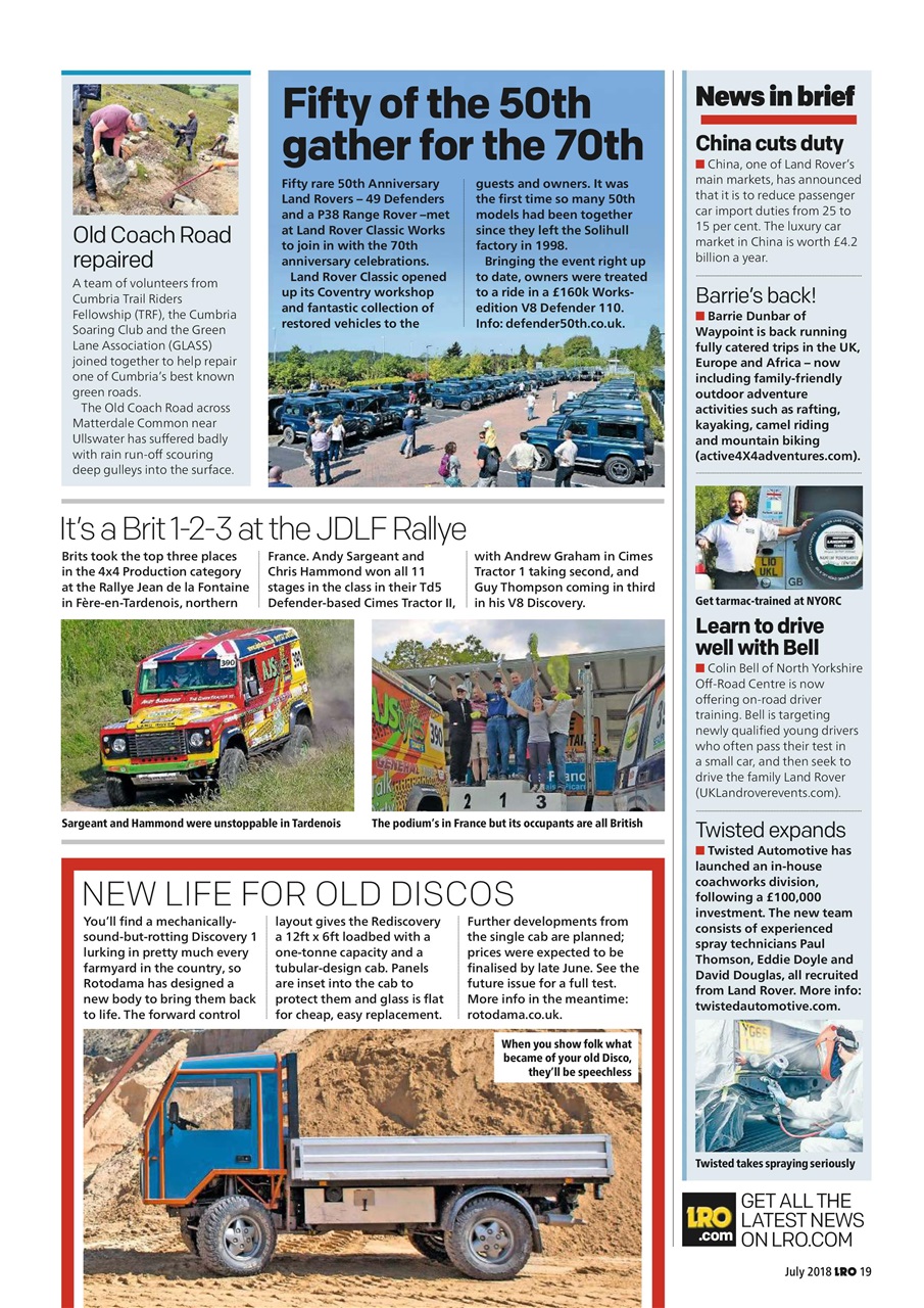 Land Rover Owner Preview Pages