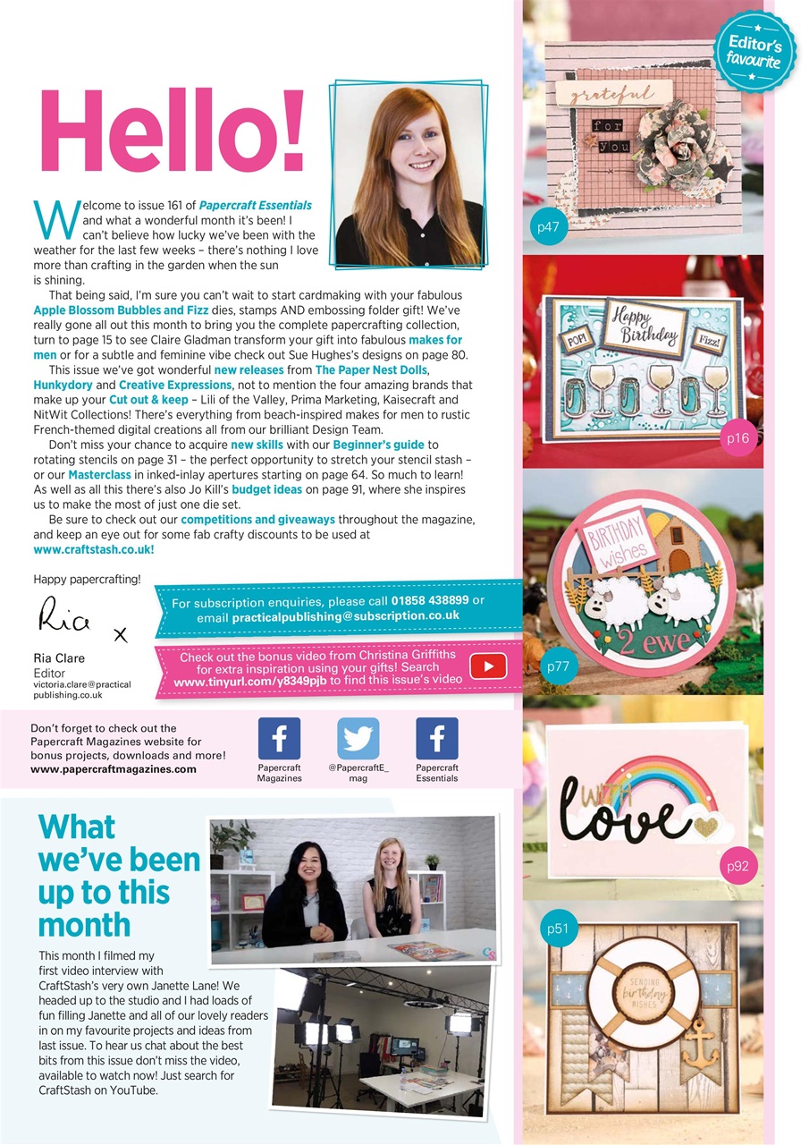 Papercraft Essentials Preview Pages