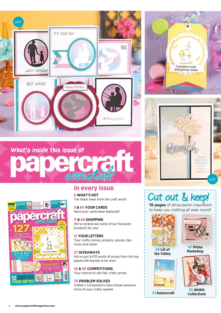 Papercraft Essentials Preview Pages