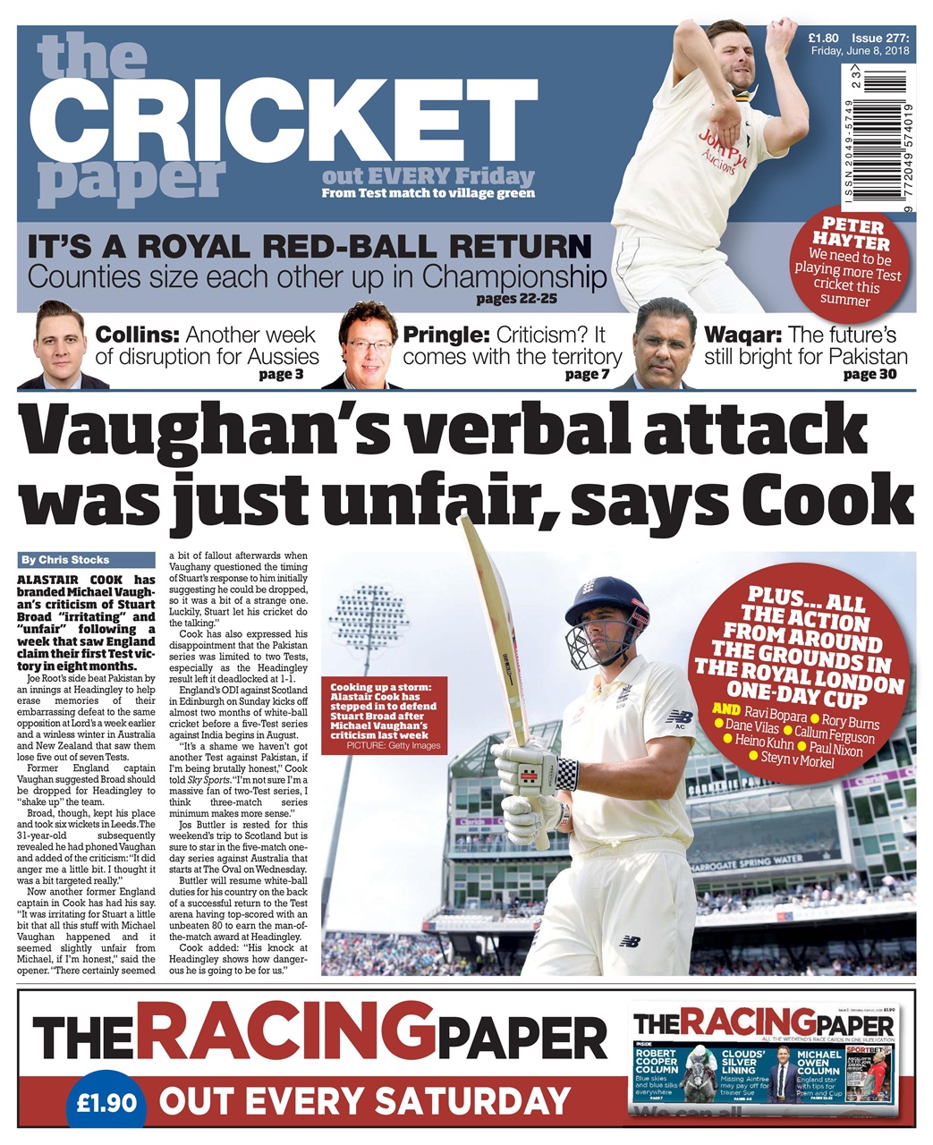 The Cricket Paper Preview Pages