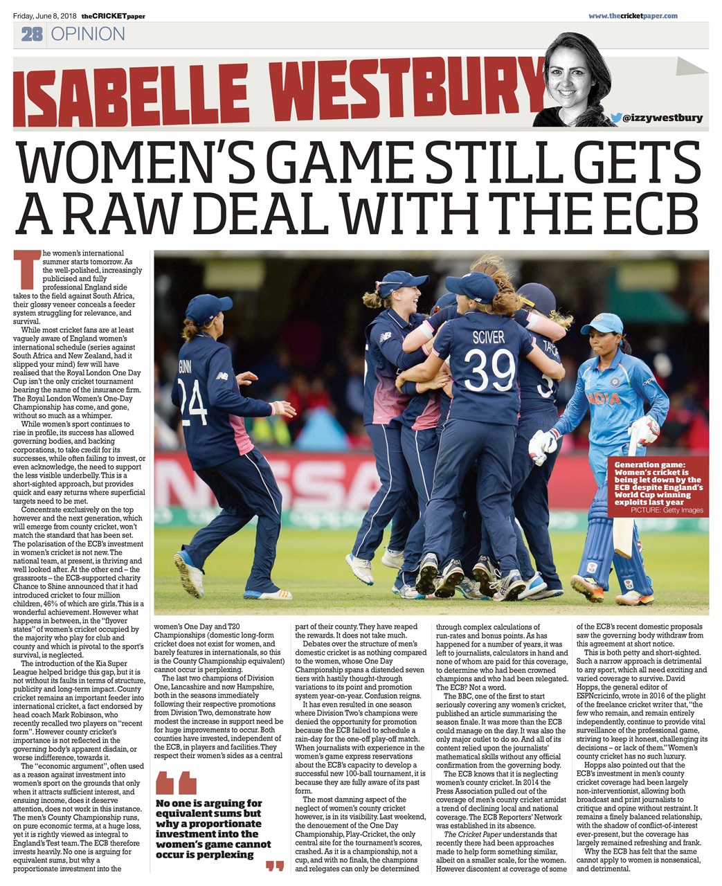 The Cricket Paper Preview Pages