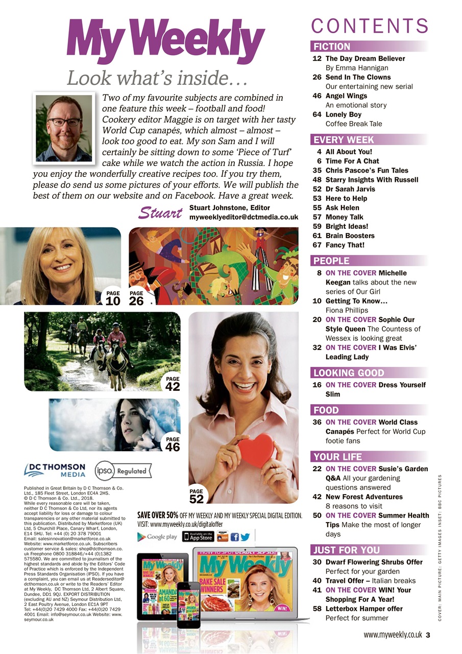 My Weekly Preview Pages