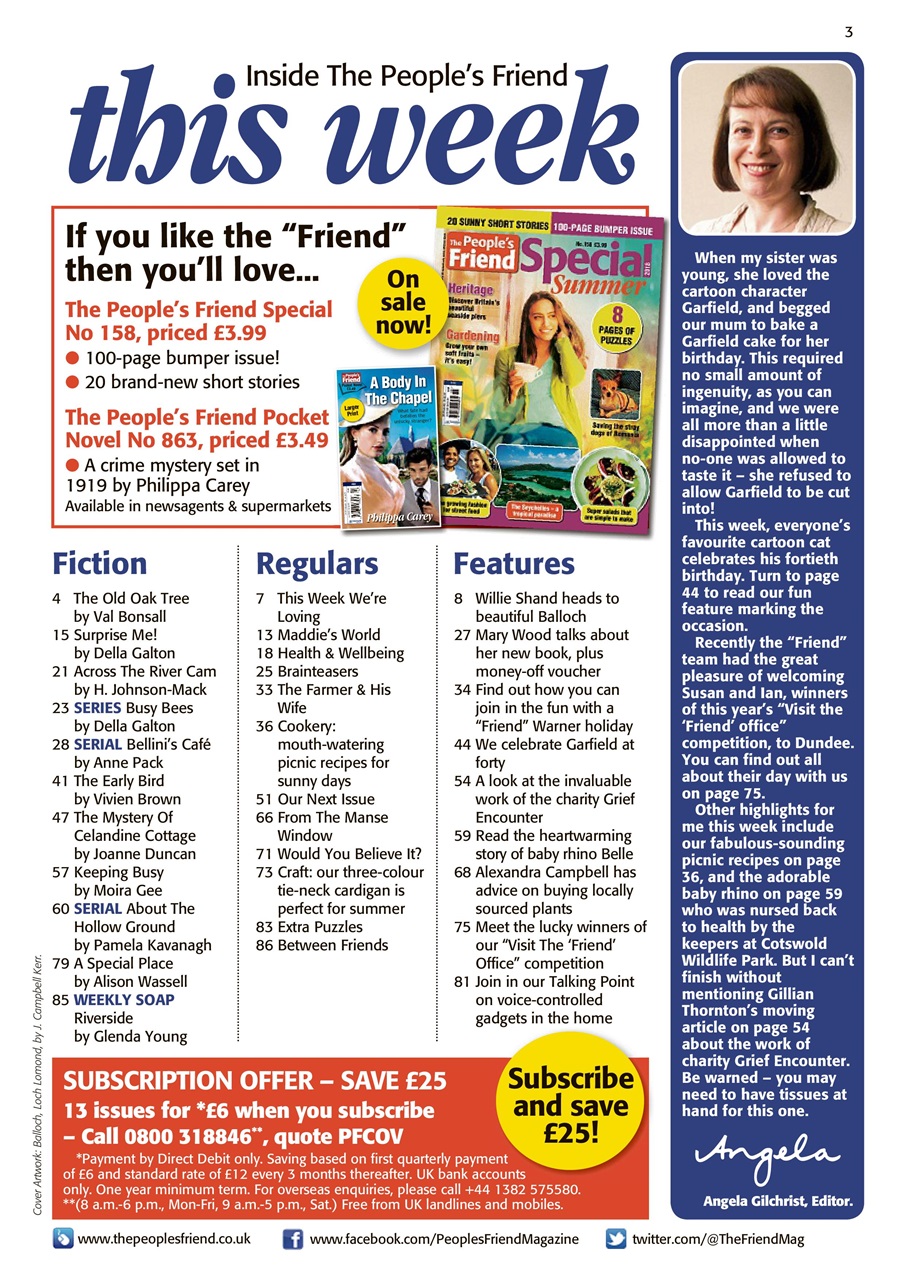 The People’s Friend Preview Pages