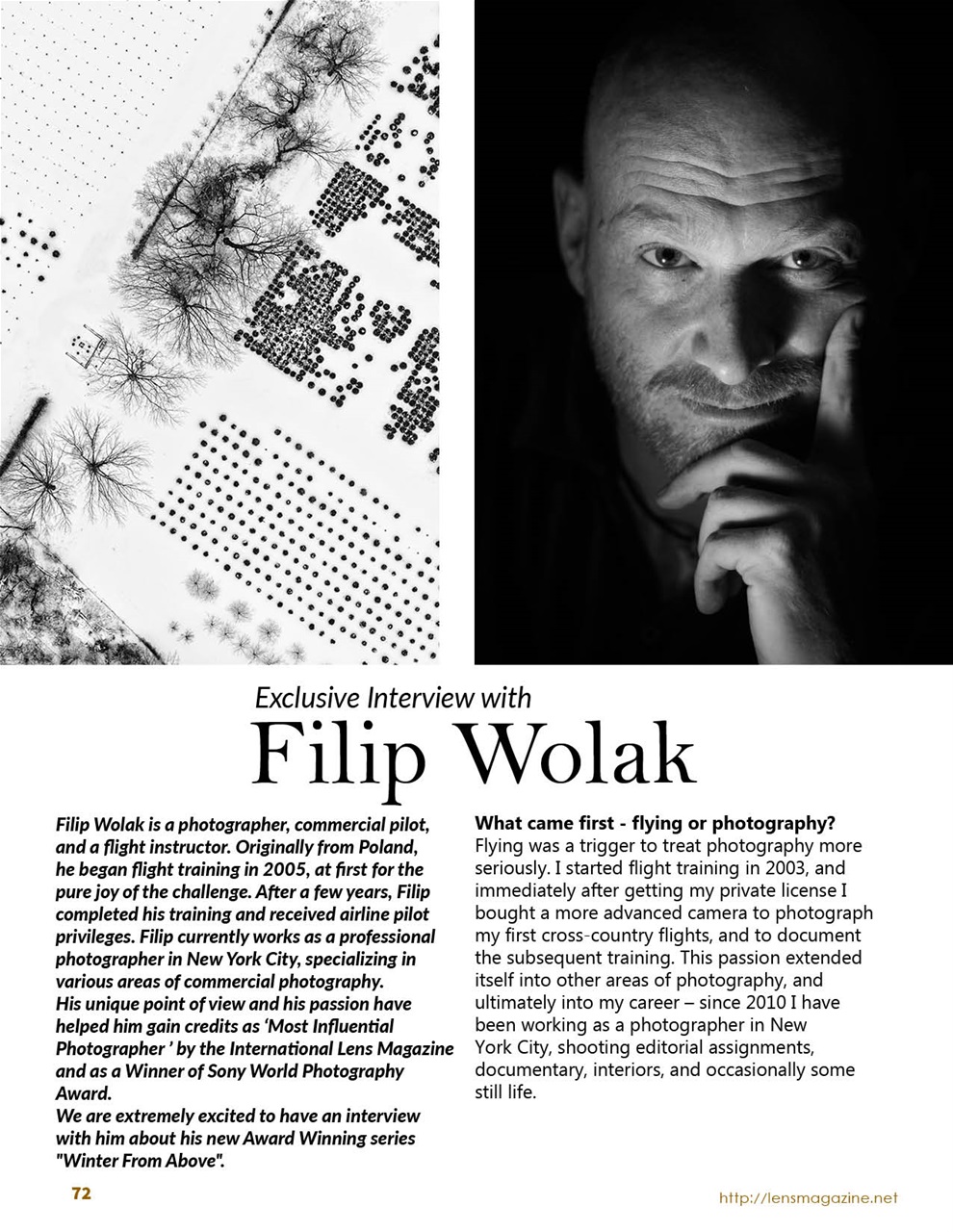 Lens Magazine Preview Pages