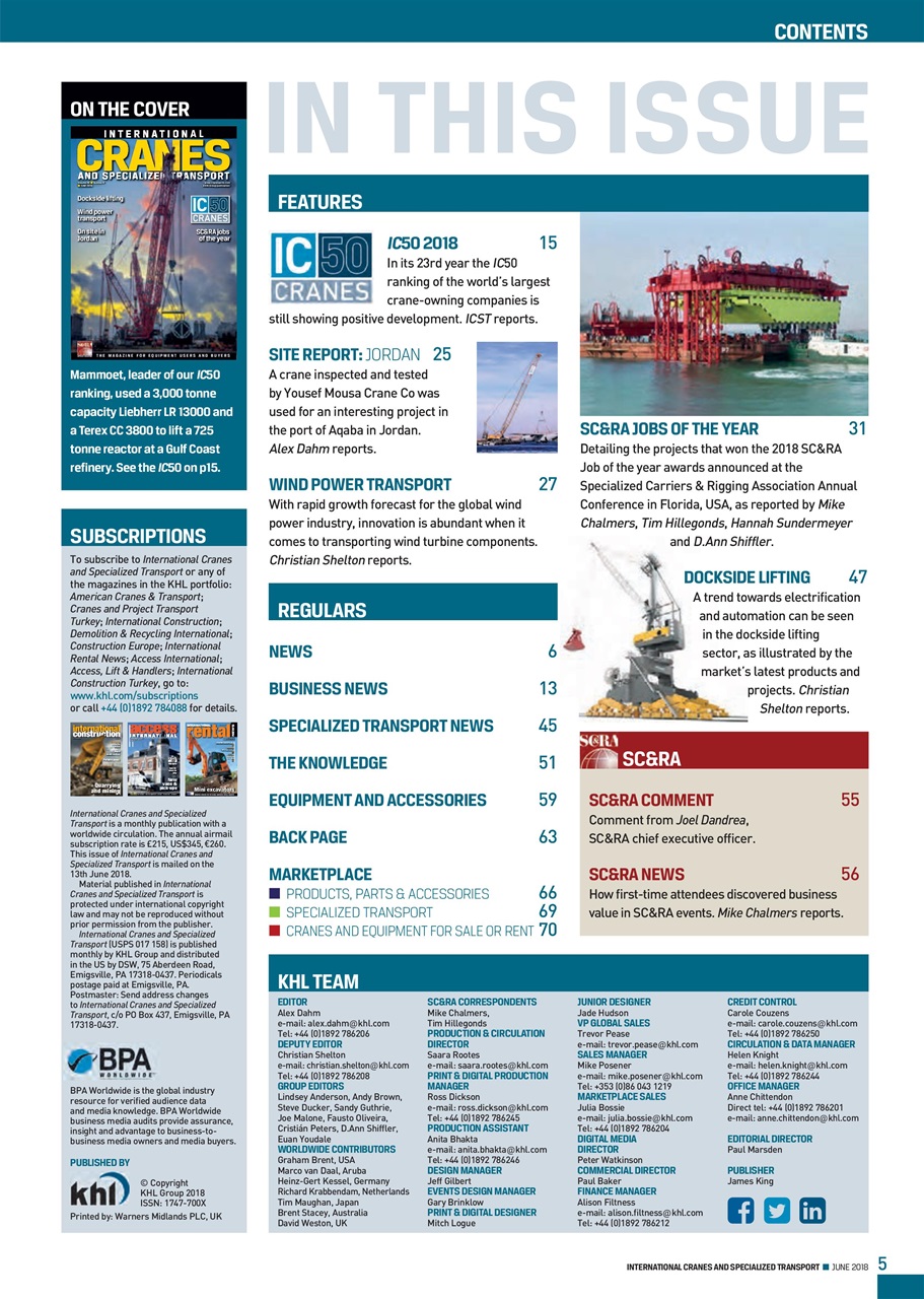 Int. Cranes and Specialized Transp Preview Pages