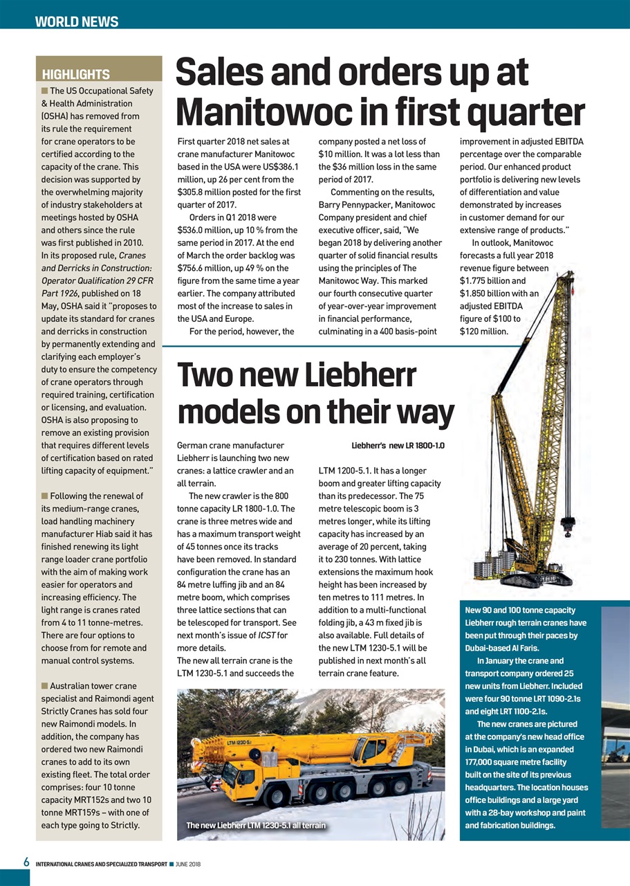 Int. Cranes and Specialized Transp Preview Pages