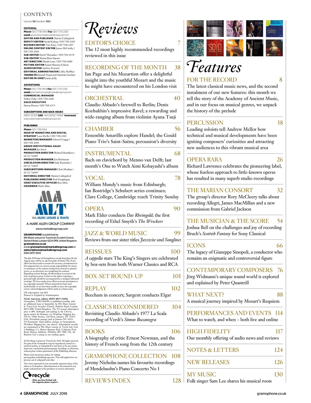 Gramophone Preview Pages