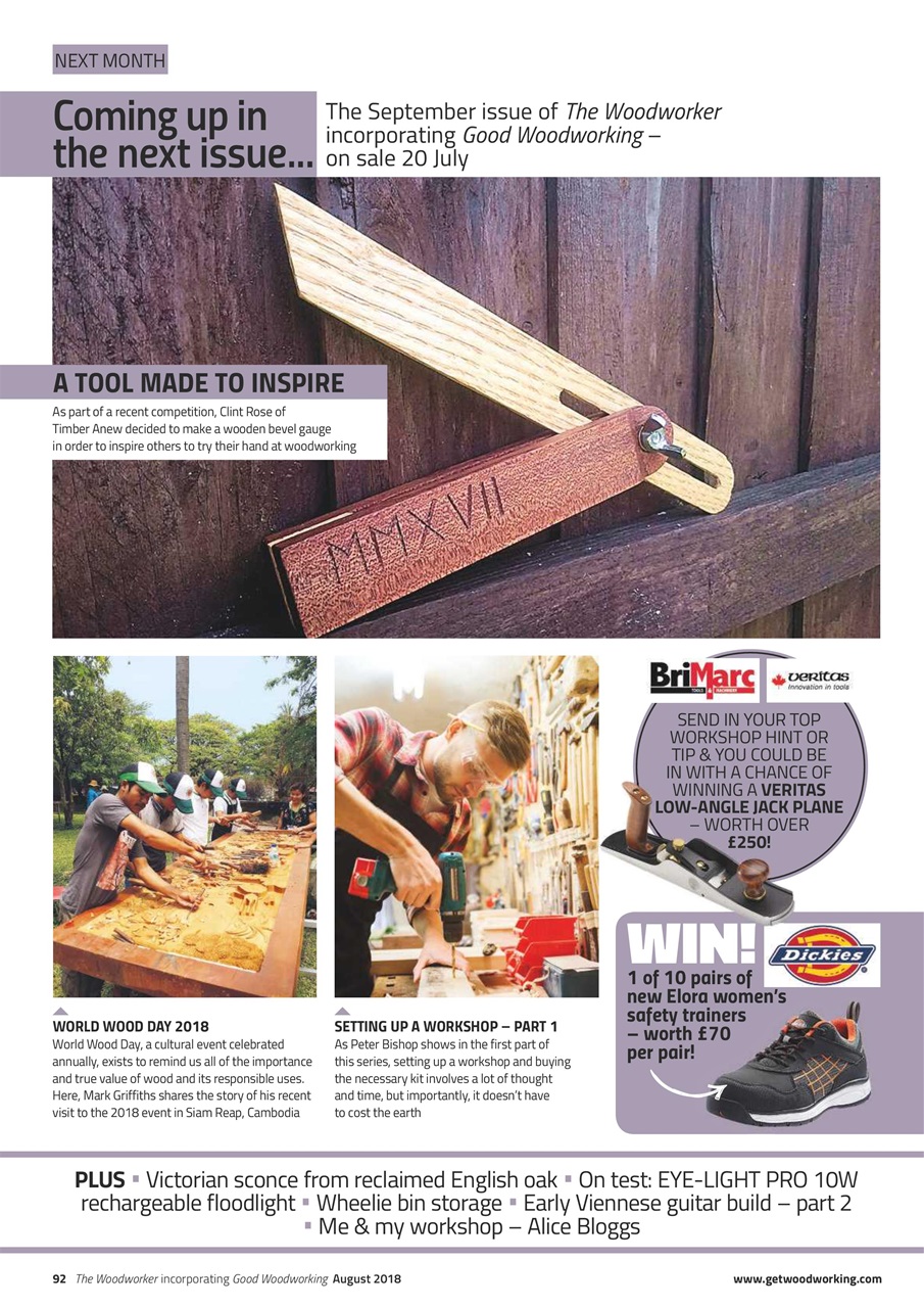 The Woodworker Magazine Preview Pages