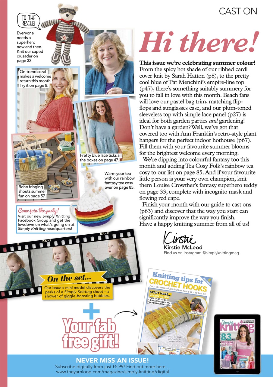 Simply Knitting Preview Pages