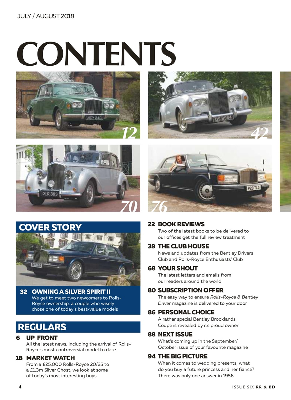 Rolls-Royce & Bentley Driver Preview Pages