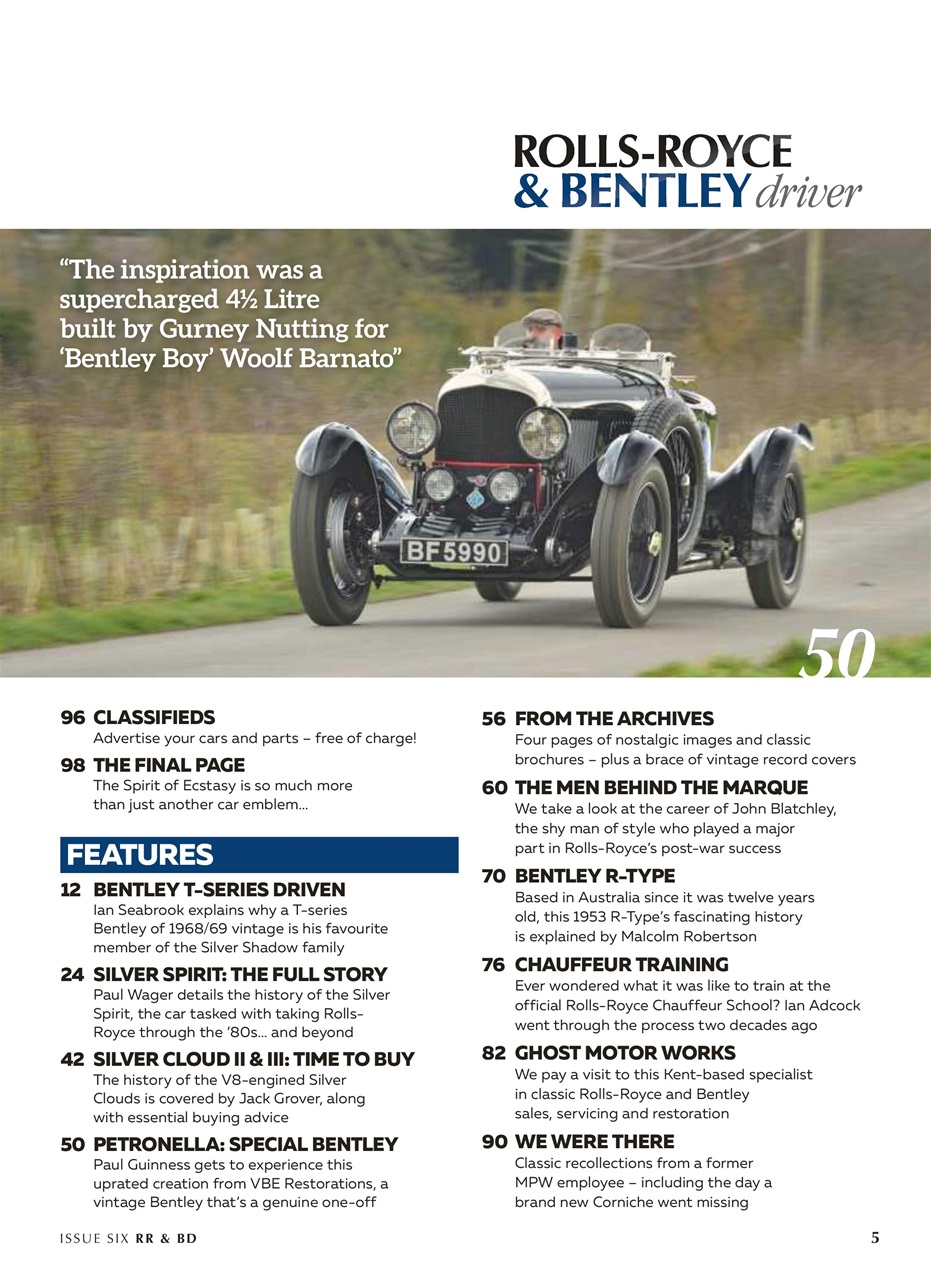 Rolls-Royce & Bentley Driver Preview Pages