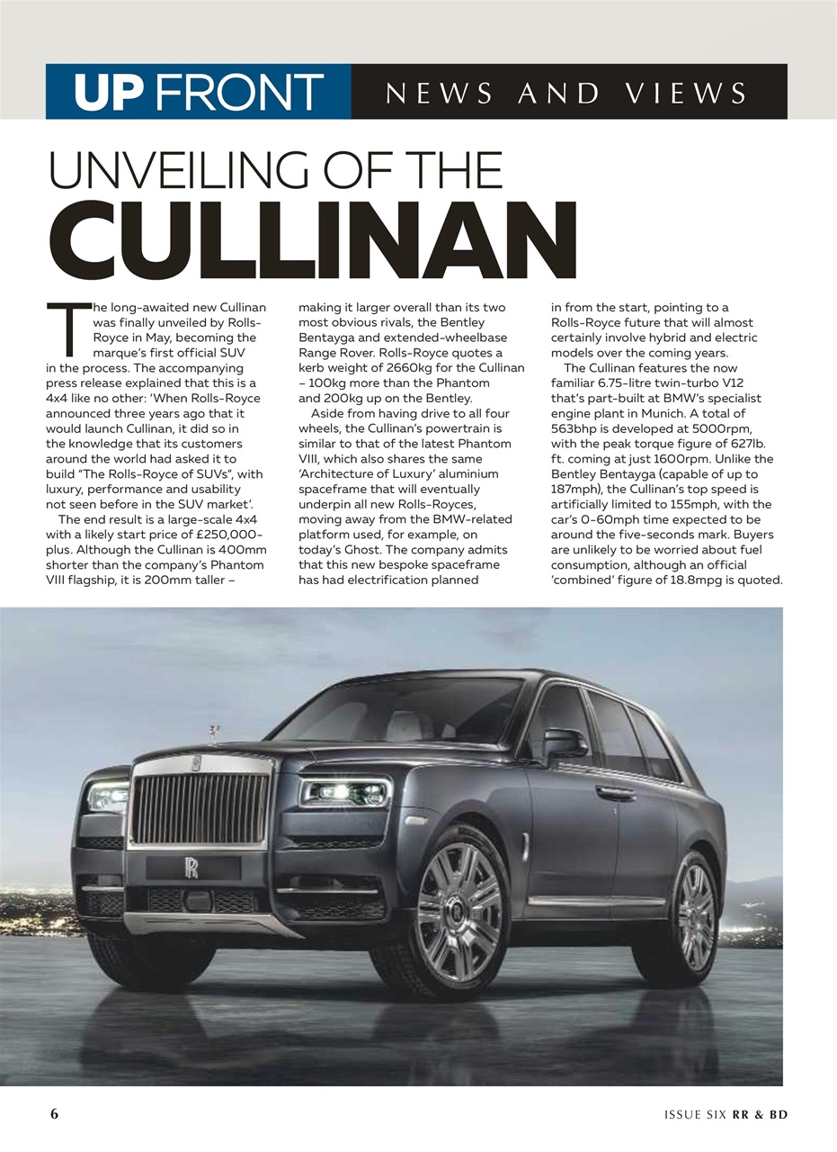 Rolls-Royce & Bentley Driver Preview Pages