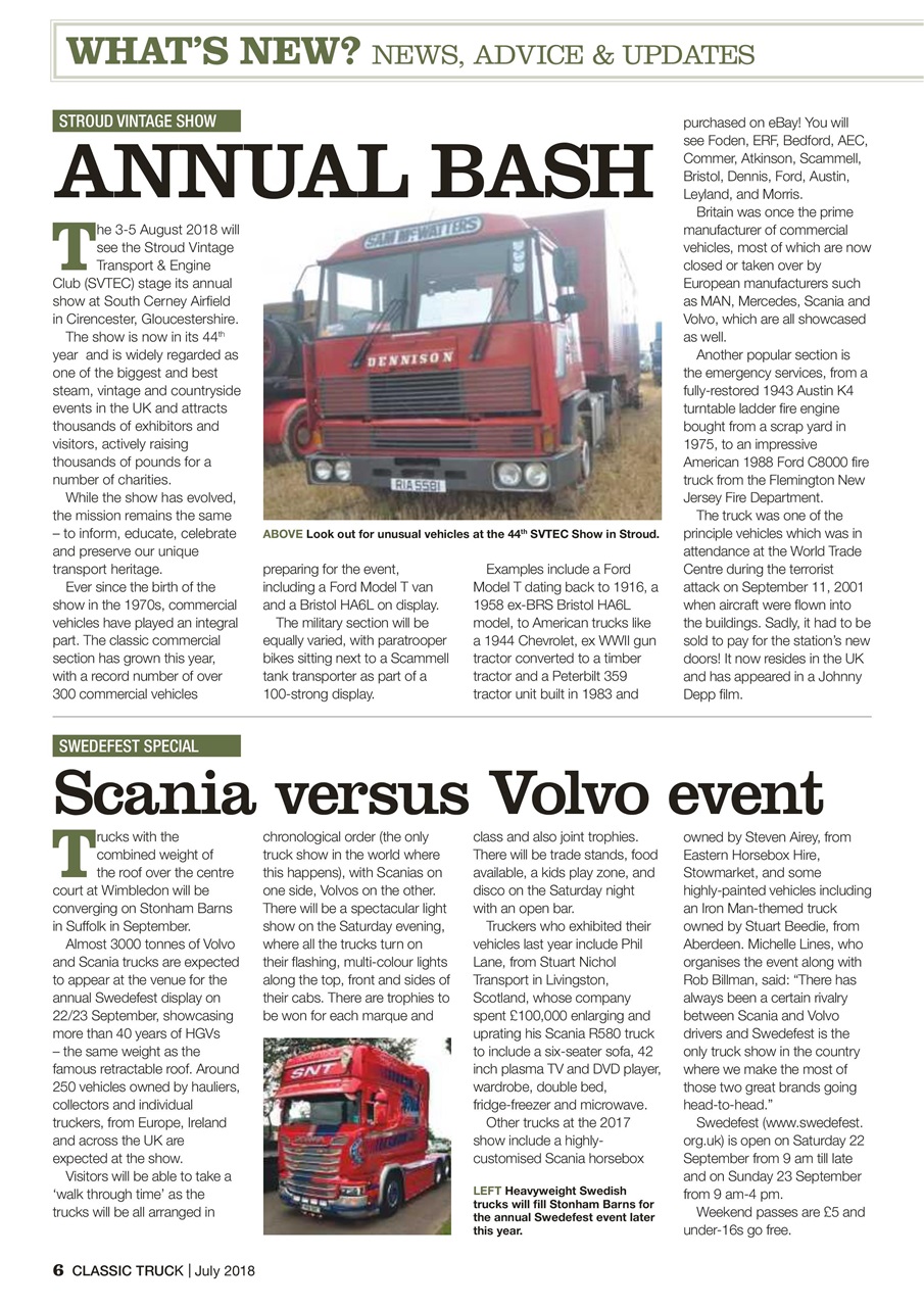 Classic Truck (OLD) Preview Pages