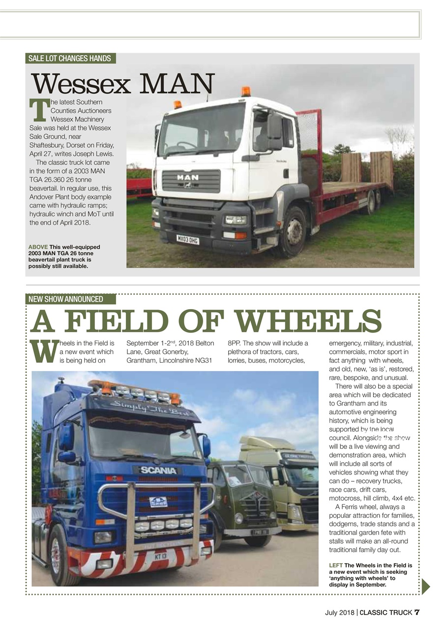 Classic Truck (OLD) Preview Pages