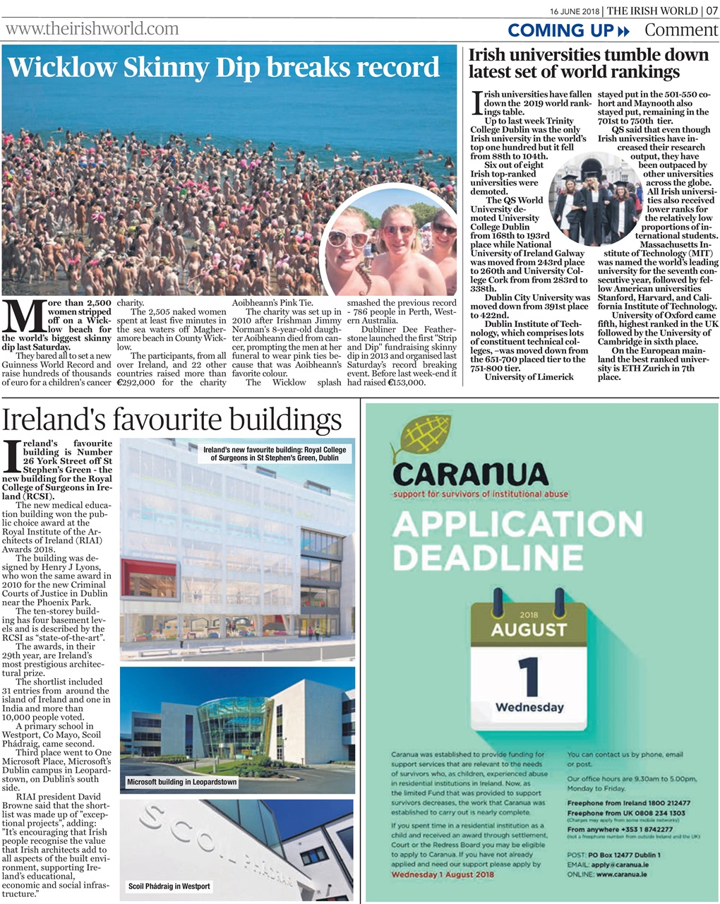 Irish World Preview Pages