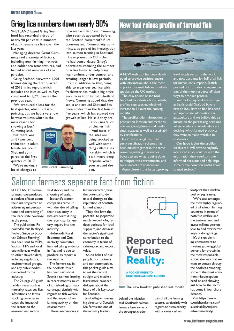 Fish Farmer Magazine Preview Pages