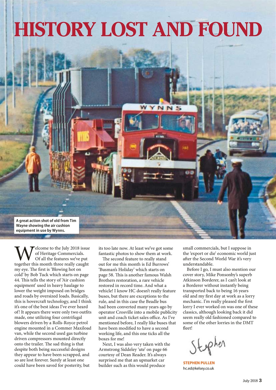 Heritage Commercials Magazine Preview Pages