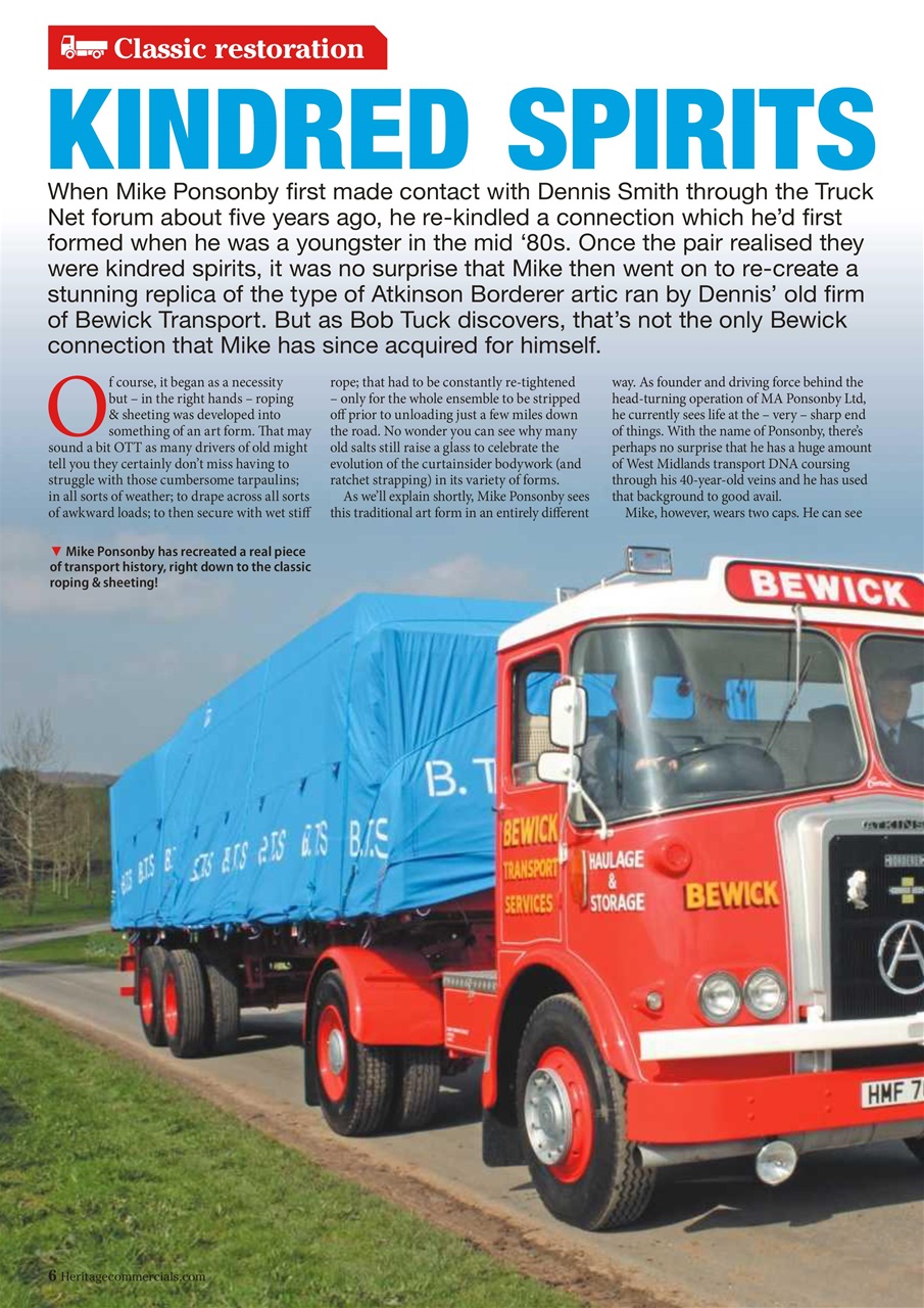 Heritage Commercials Magazine Preview Pages