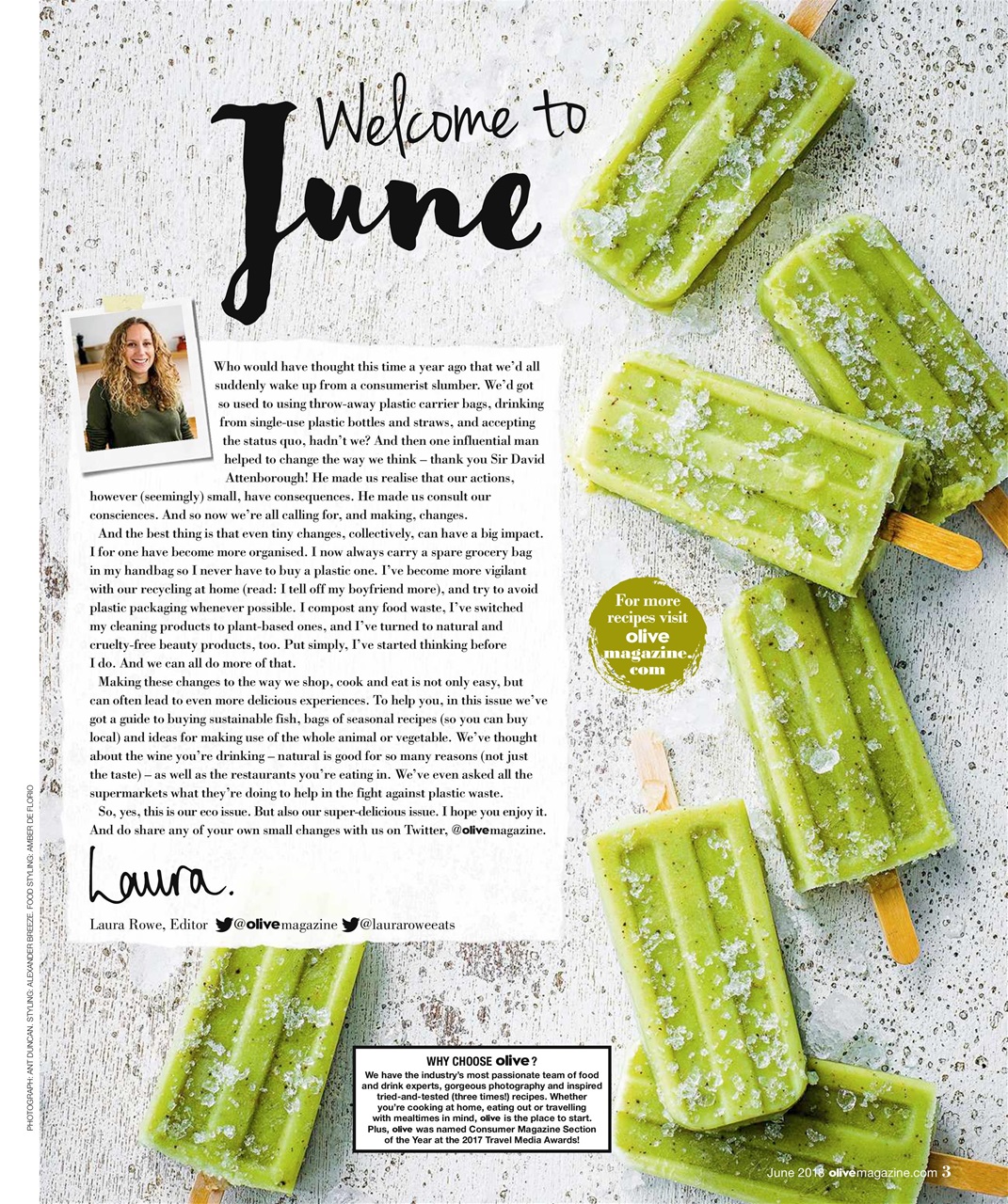 Olive Magazine Preview Pages