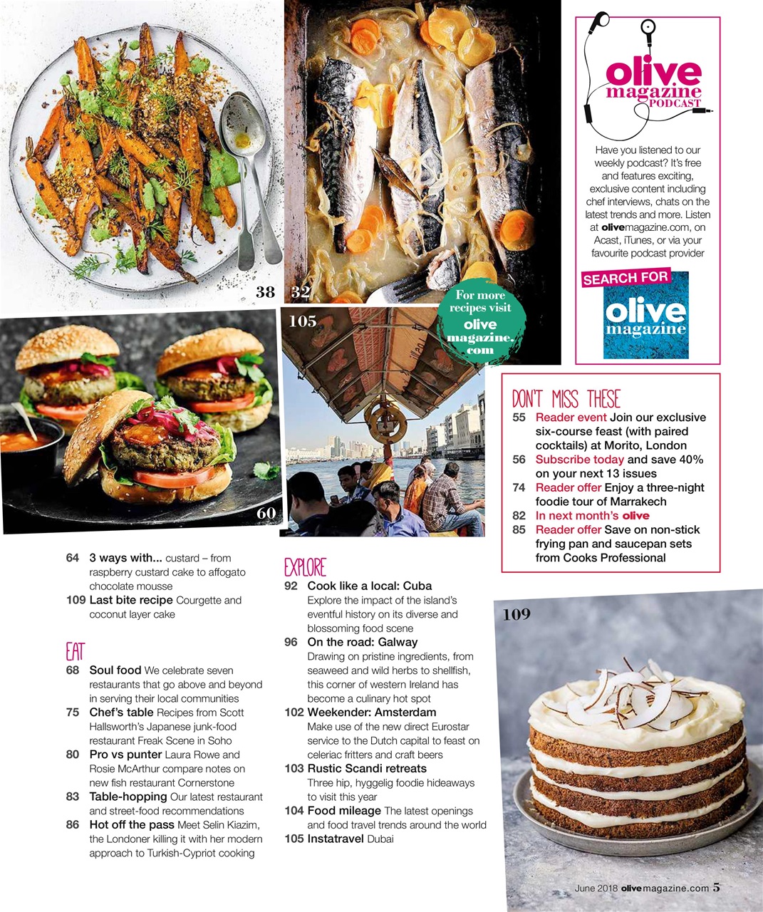 Olive Magazine Preview Pages