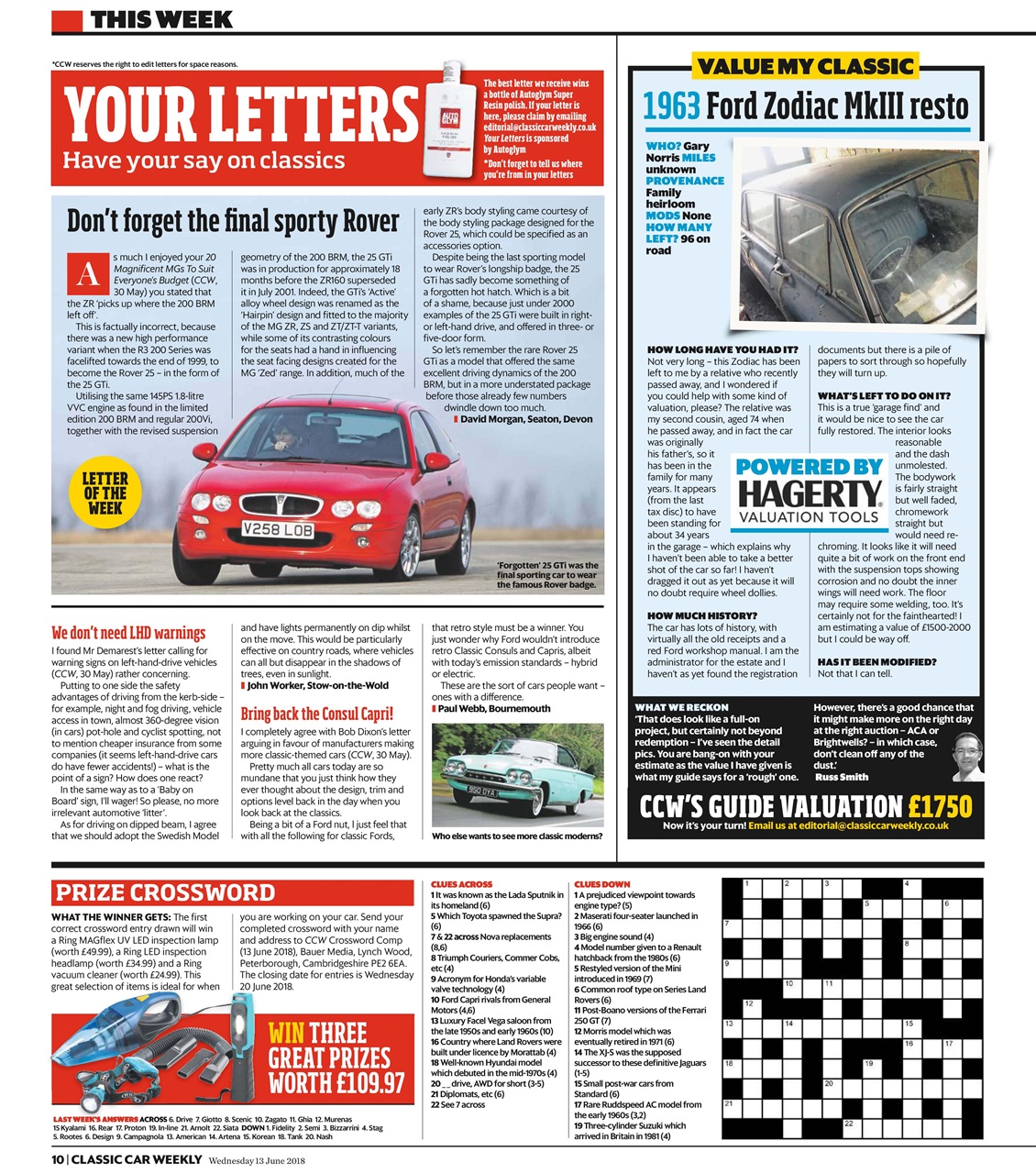 Classic Car Weekly Preview Pages