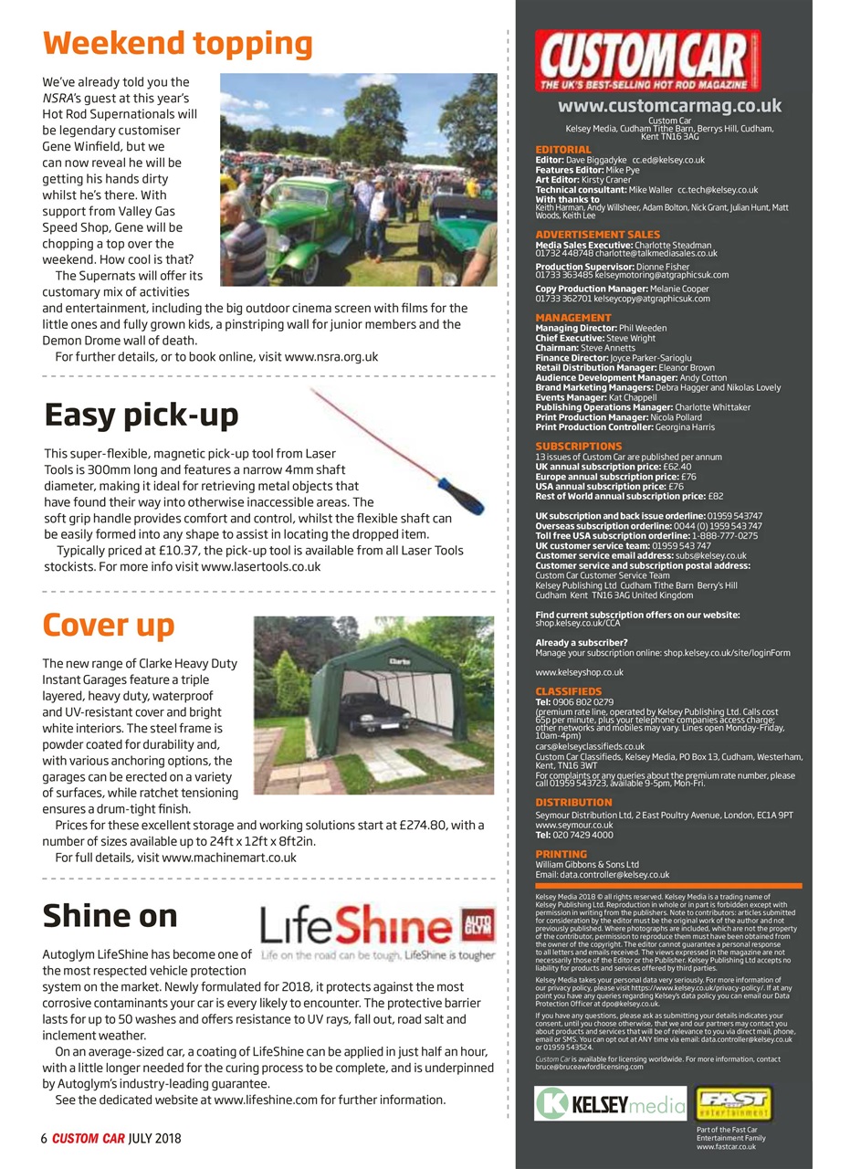 Custom Car Preview Pages