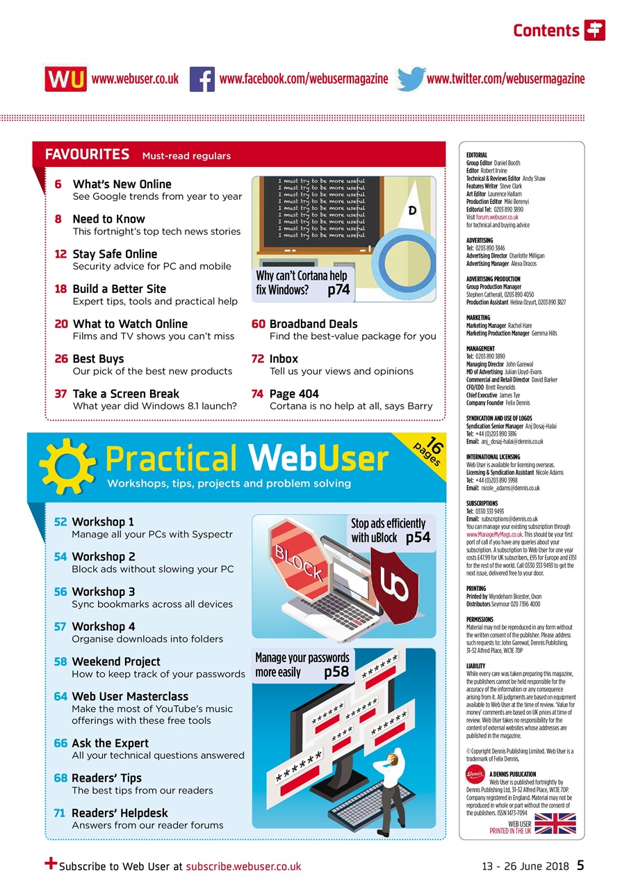 Webuser Preview Pages