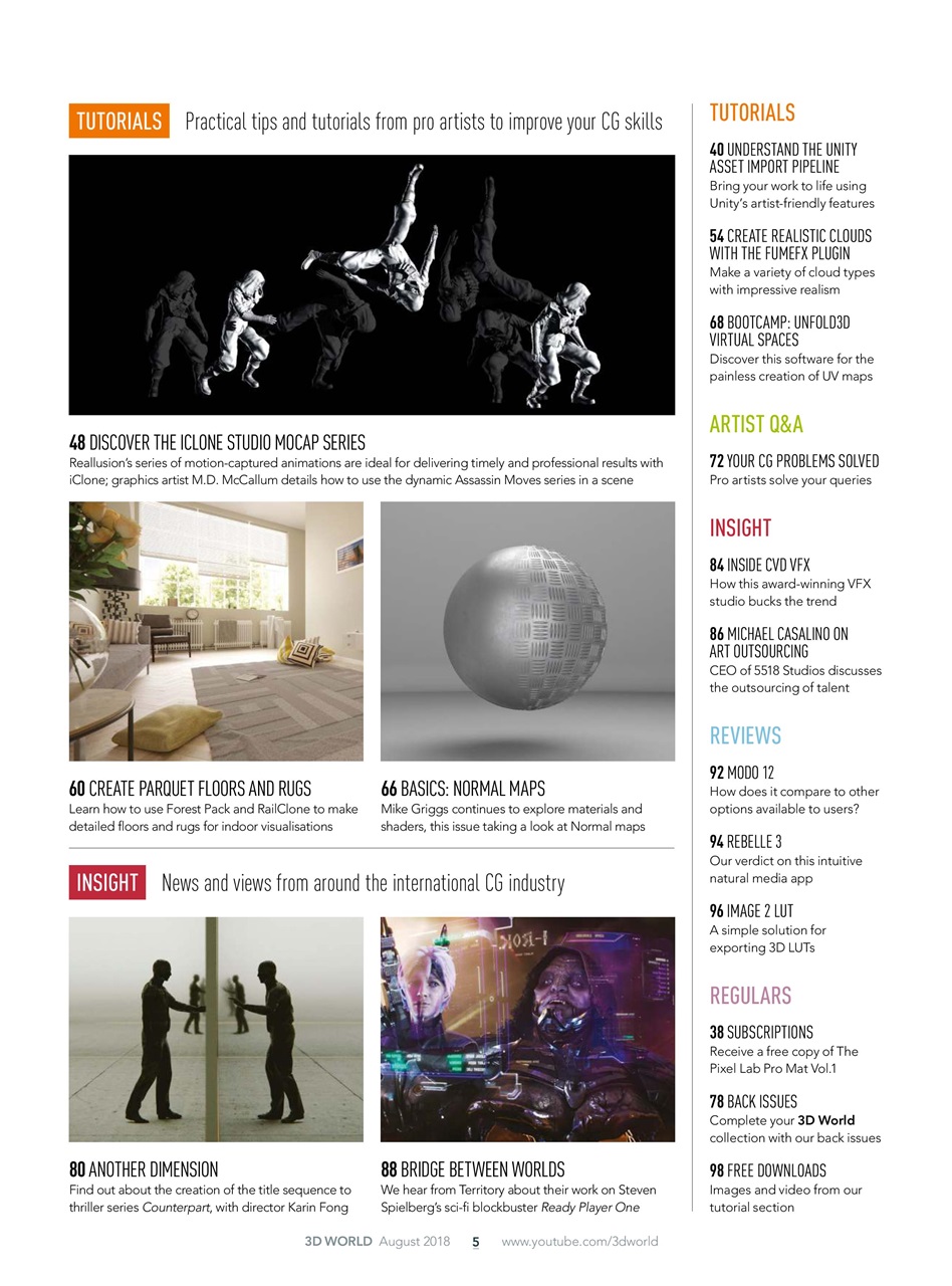 3D World Preview Pages