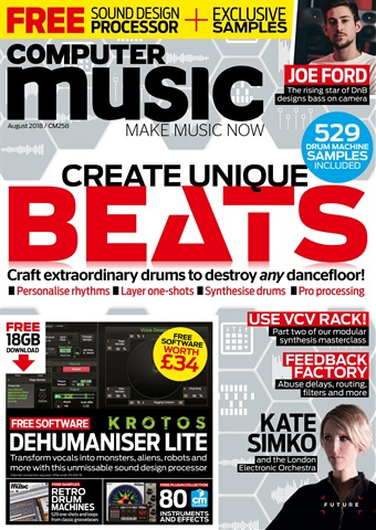 Computer Music issue August 2018