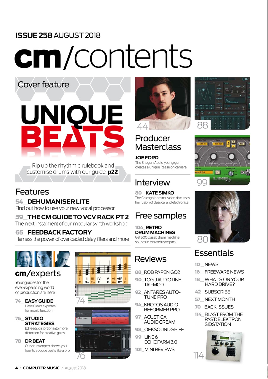 Computer Music Preview Pages