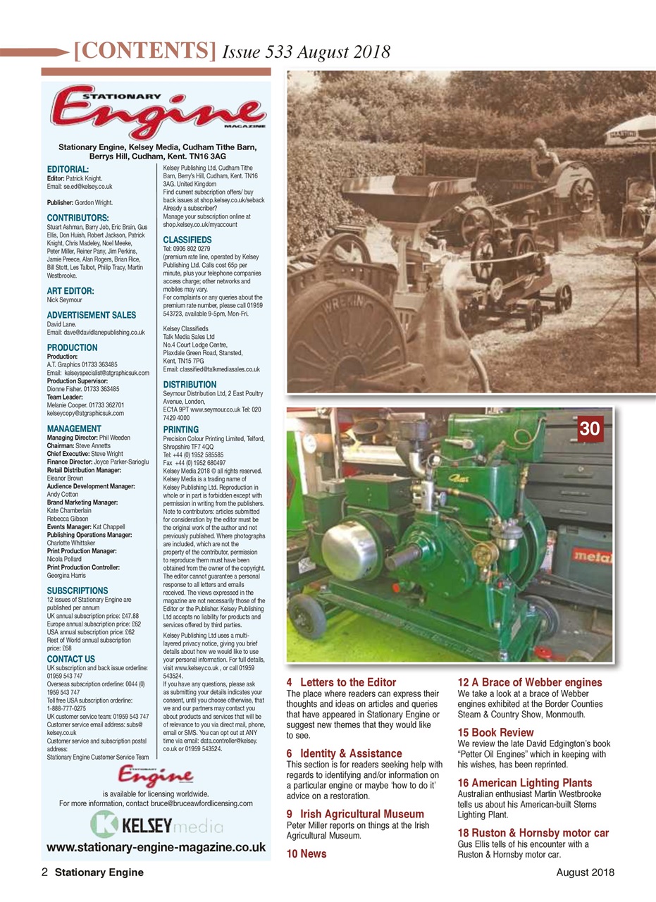 Stationary Engine Preview Pages