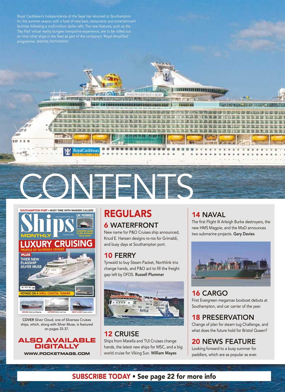 Ships Monthly Preview Pages